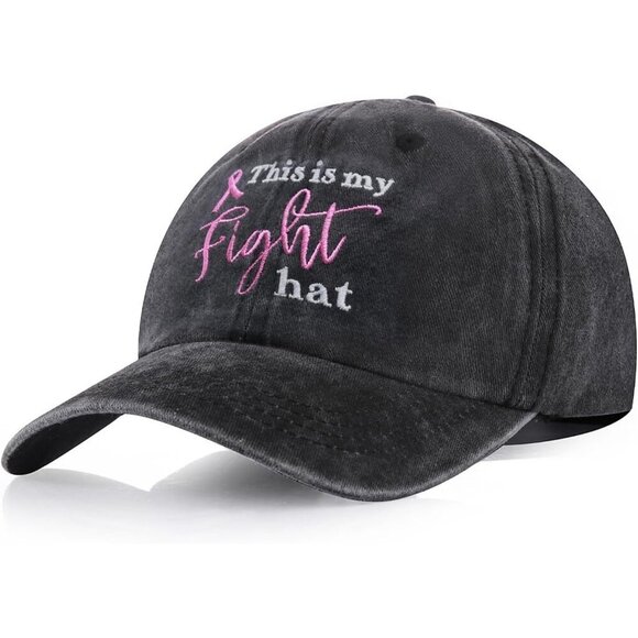 Breast Cancer Awareness Cap Unisex Cotton Comfort Survivor Gift